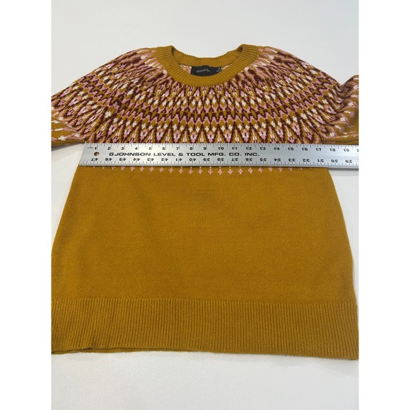 Minkpink Fair Isle Sweater Crew Neck Colorful Size XS - Picture 7 of 9